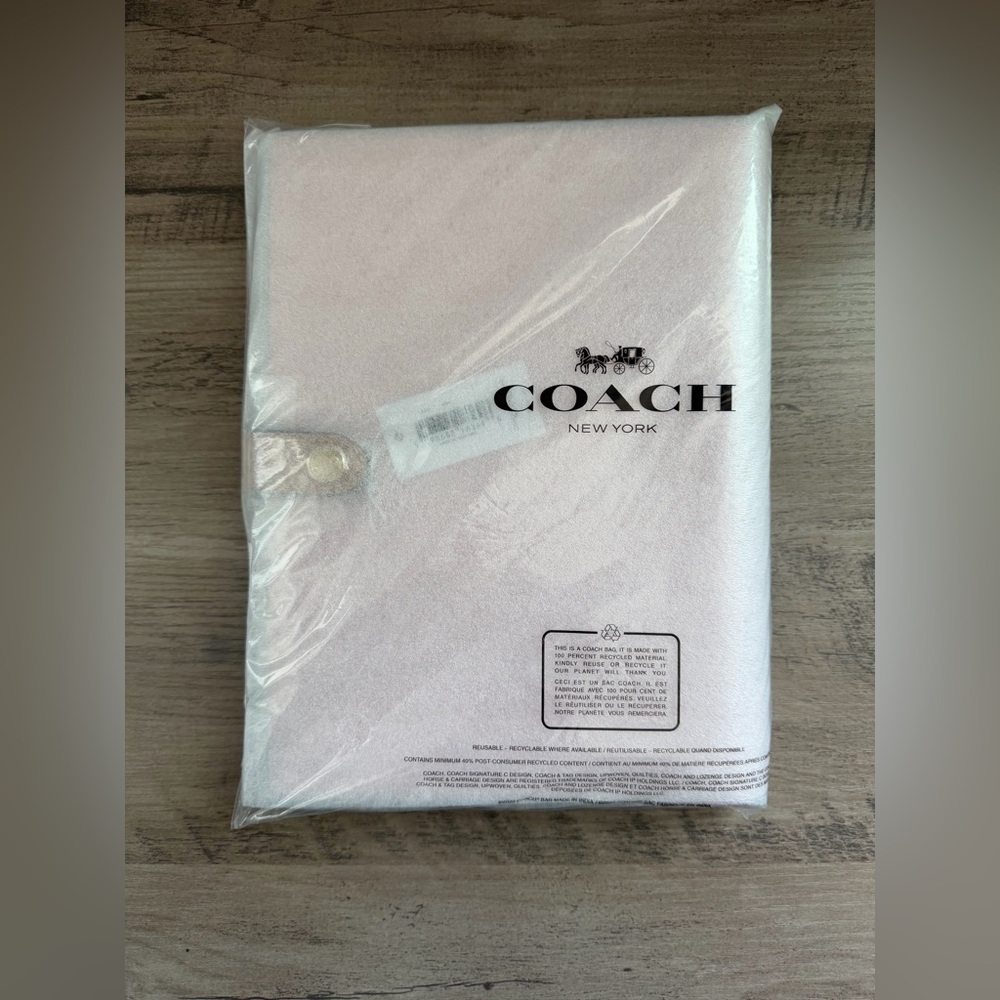 ❌SOLD❌ Coach Powder Pink Notebook In Signature Canvas - Picture 8 of 10
